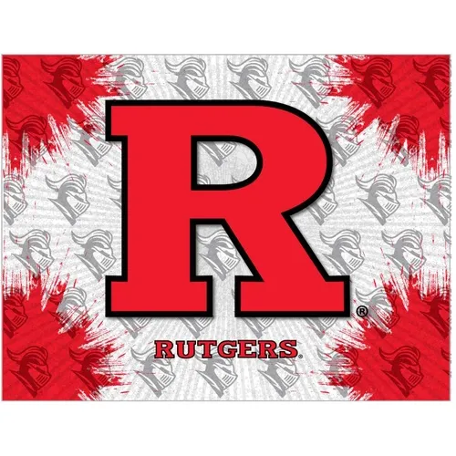 Holland Rutgers University Logo Printed Canvas Art. Free shipping.  Some exclusions apply.