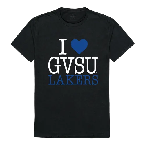 W Republic I Love Tee Shirt Grand Valley State Lakers 551-308