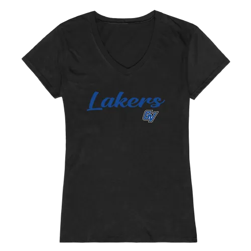W Republic Women's Script Tee Shirt Grand Valley State Lakers 555-308