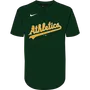Nike MLB Adult/Youth Dri-Fit 1-Button Pullover Jersey N383 / NY83 OAKLAND ATHLETICS