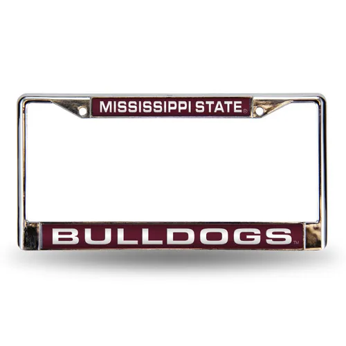 Rico Mississippi State Bulldogs Laser Chrome 12 X 6 License Plate Frame Fcl160101