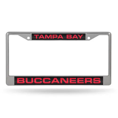 Rico Tampa Bay Buccaneers Laser Chrome 12 X 6 License Plate Frame Fcl2103