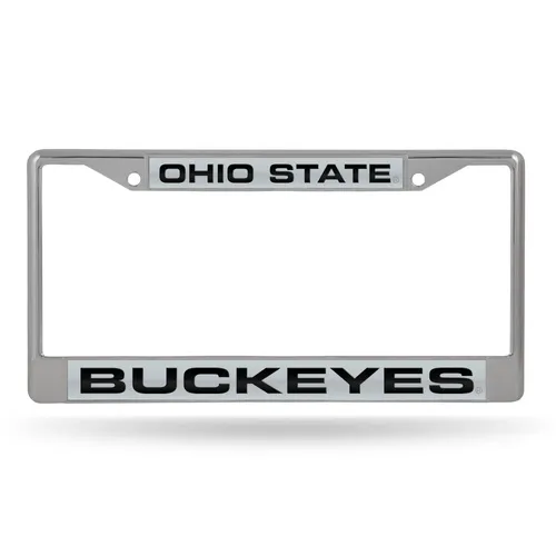 Rico Ohio State Buckeyes Laser Chrome 12 X 6 License Plate Frame Fcl300102