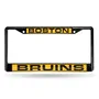 Rico Boston Bruins Black Laser Chrome 12 X 6 License Plate Frame Fclb7301