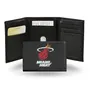 Rico Miami Heat Embroidered Tri-Fold Wallet Rtr77001