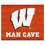 Fan Mats Wisconsin Badgers Man Cave Tailgater Rug - 5Ft. X 6Ft.