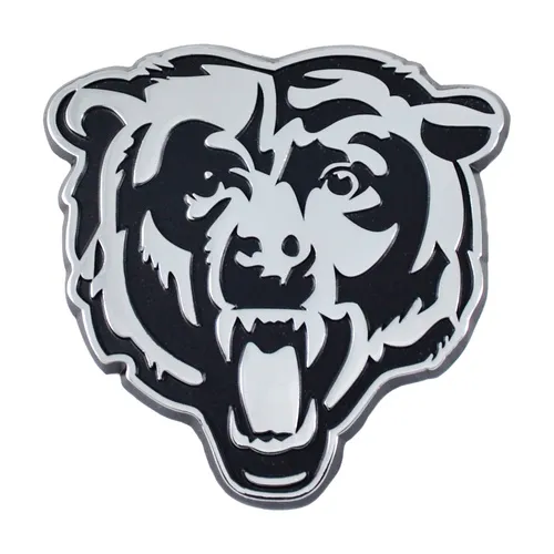 Fan Mats Chicago Bears 3D Chromed Metal Emblem