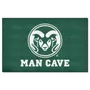Fan Mats Colorado State Rams Man Cave Ultimat Rug - 5Ft. X 8Ft.
