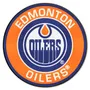 Fan Mats Edmonton Oilers Roundel Rug - 27In. Diameter