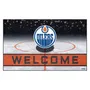 Fan Mats Edmonton Oilers Rubber Door Mat - 18In. X 30In.