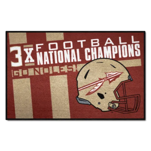 Fan Mats Florida State Seminoles Dynasty Starter Accent Rug - 19In. X 30In.