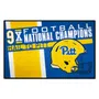 Fan Mats Pitt Panthers Dynasty Starter Accent Rug - 19In. X 30In.