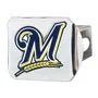 Fan Mats Milwaukee Brewers Hitch Cover - 3D Color Emblem