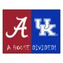 Fan Mats Alabama/Kentucky House Divided Rug - 34 In. X 42.5 In.