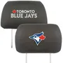 Fan Mats Toronto Blue Jays Embroidered Head Rest Cover Set - 2 Pieces