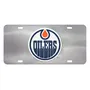 Fan Mats Edmonton Oilers 3D Stainless Steel License Plate