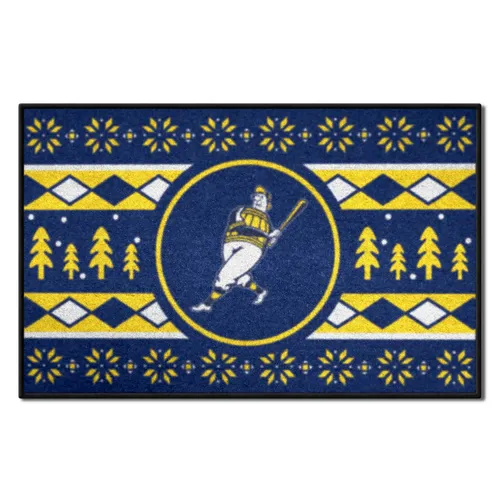 Fan Mats Milwaukee Brewers Holiday Sweater Starter Accent Rug - 19In. X 30In.