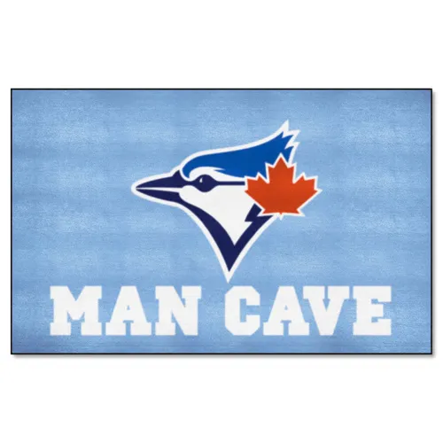 Fan Mats Toronto Blue Jays Man Cave Ultimat Rug - 5Ft. X 8Ft.