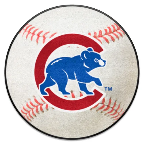 Fan Mats Chicago Cubs Baseball Rug - 27In. Diameter