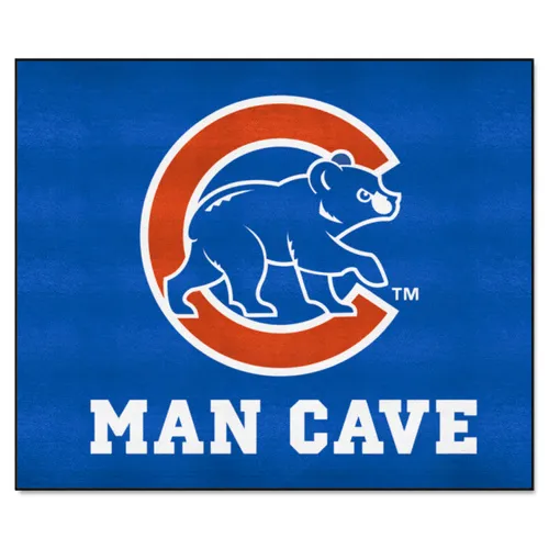 Fan Mats Chicago Cubs Man Cave Tailgater Rug - 5Ft. X 6Ft.
