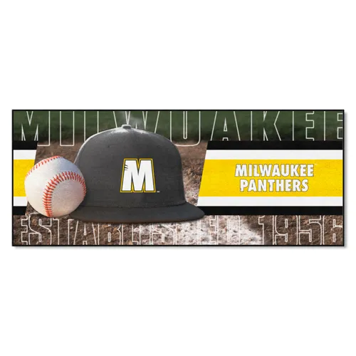 Fan Mats Wisconsin-Milwaukee Panthers Baseball Runner Rug - 30In. X 72In.