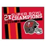 Fan Mats Tampa Bay Buccaneers All-Star Rug - 34 In. X 42.5 In. Plush Area Rug