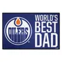 Fan Mats Edmonton Oilers Starter Accent Rug - 19In. X 30In. World's Best Dad Starter Mat