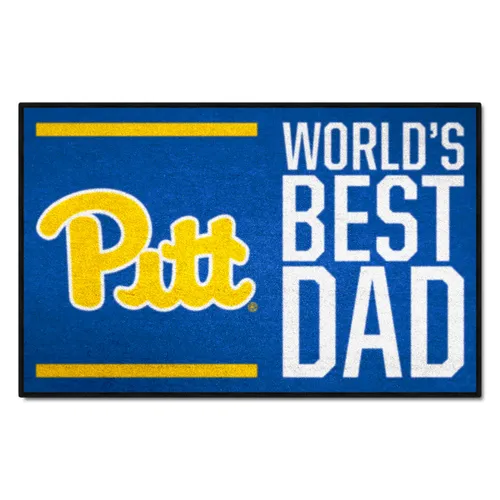 Fan Mats Pitt Panthers Starter Accent Rug - 19In. X 30In. World's Best Dad Starter Mat
