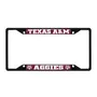 Fan Mats Texas A&M Aggies Metal License Plate Frame Black Finish