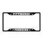 Fan Mats Pittsburgh Penguins Metal License Plate Frame Black Finish