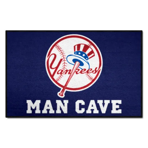 Fan Mats New York Yankees Man Cave Starter Accent Rug - 19In. X 30In.