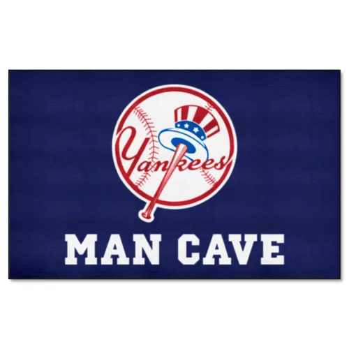 Fan Mats New York Yankees Man Cave Ultimat Rug - 5Ft. X 8Ft.