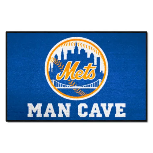 Fan Mats New York Mets Man Cave Starter Accent Rug - 19In. X 30In.