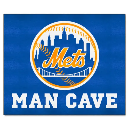Fan Mats New York Mets Man Cave Tailgater Rug - 5Ft. X 6Ft.