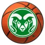 Fan Mats Colorado State Rams Basketball Rug - 27In. Diameter