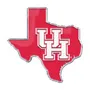 Fan Mats Houston Cougars Team State Aluminum Embossed Emblem