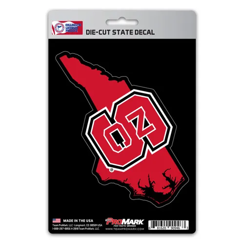 Fan Mats Nc State Wolfpack Team State Shape Decal Sticker
