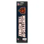 Fan Mats Chicago Bears 2 Piece Team Slogan Decal Sticker Set