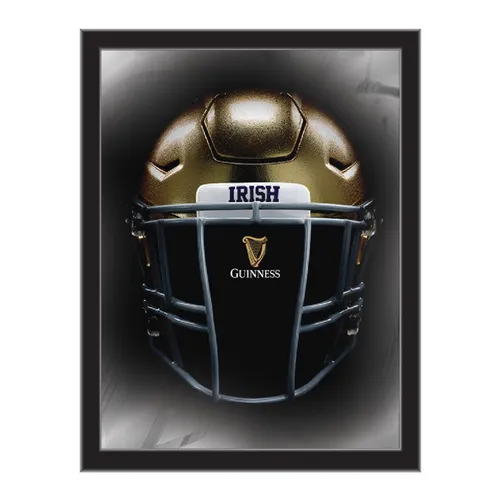 Holland Notre Dame - Guinness (Helmet) 26"x15" Wall Mirror. Free shipping.  Some exclusions apply.