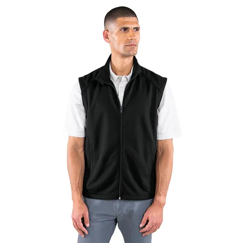 Charles River Apparel Men's Seaport Full Zip Perf Vest 9386. Free shipping.  Some exclusions apply.