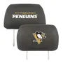 Fan Mats Pittsburgh Penguins Embroidered Head Rest Cover Set - 2 Pieces