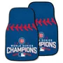 Fan Mats Chicago Cubs 2016 World Series Champions Front Carpet Car Mat Set - 2 Pieces