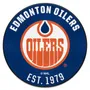Fan Mats Nhlretro Edmonton Oilers Roundel Rug - 27In. Diameter