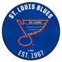 Fan Mats Nhlretro St. Louis Blues Roundel Rug - 27In. Diameter