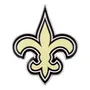 Fan Mats New Orleans Saints Heavy Duty Aluminum Embossed Color Emblem