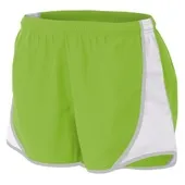 A4 Womens Polyester 3" Lined Speed Short