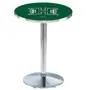 Univ. of Hawaii Chrome Round Base Pub Table