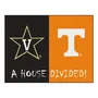 Fan Mats Vanderbilt/Tennessee House Divided Mat