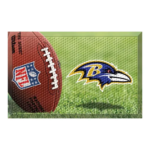 Fan Mats NFL Ravens Scraper Ball or Camo Mats