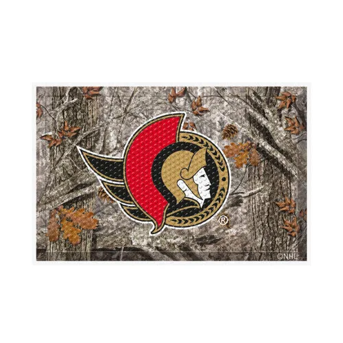 Fan Mats NHL Senators Scraper Puck or Camo Mats